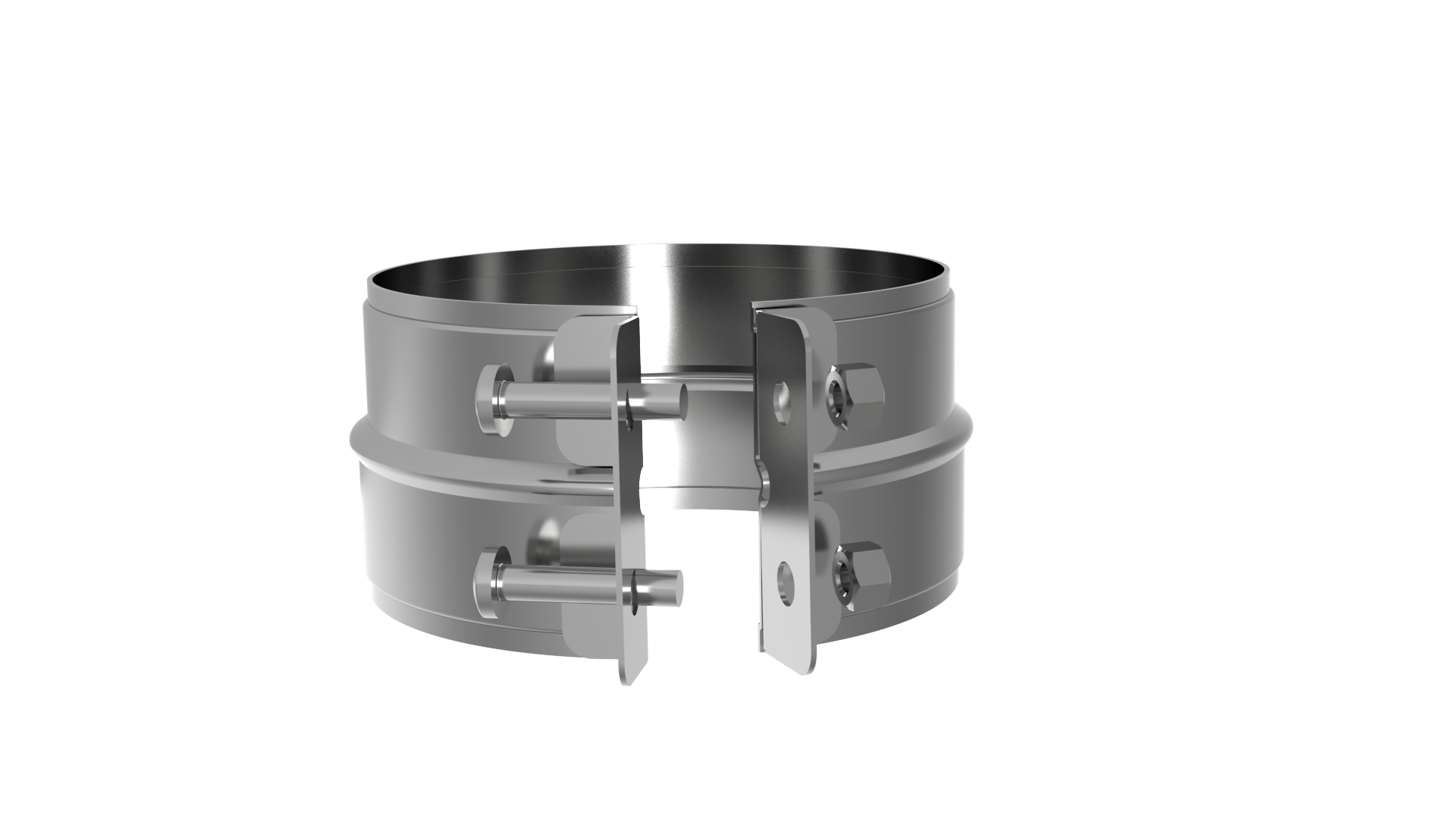 Хомут обжимной, ф 280, AISI 439/1,0мм, h=60мм